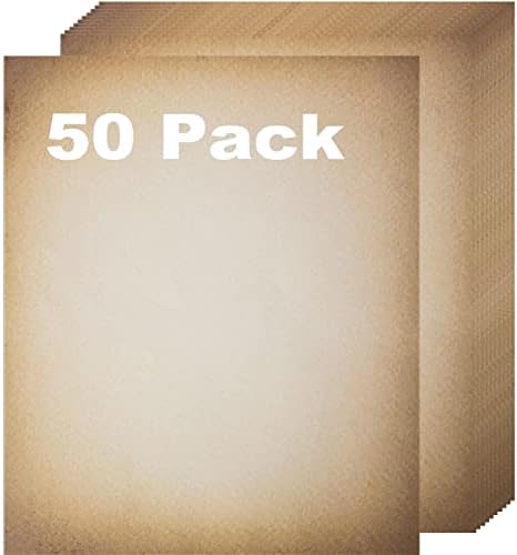 50 מארז נייר קלאסי בגילאים | נייר נייח וינטג '| שימוש ליצירת כתיבה, רישום, רישומים, ציור, ציור פרויקטים